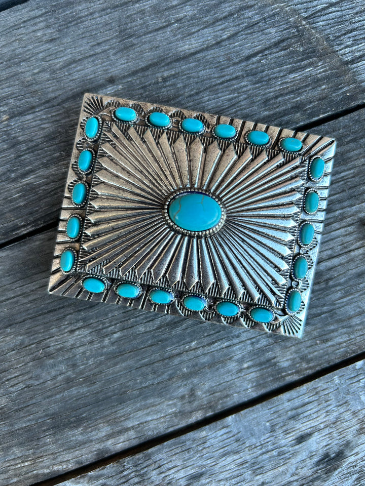 Starburst Western Belt Buckle