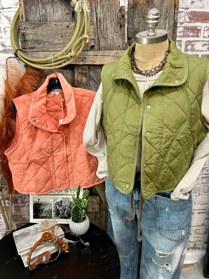 In The Fog Quilted Vest