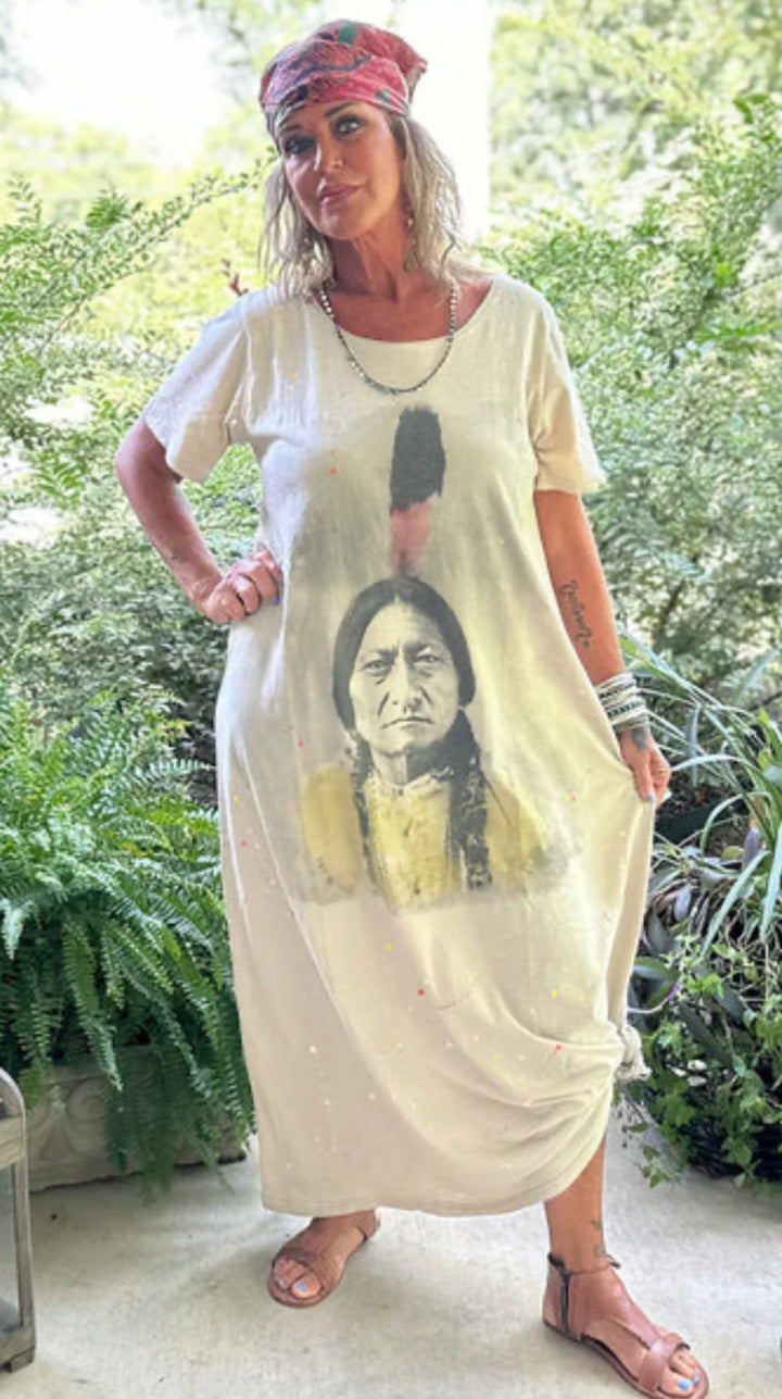 Jaded Gypsy Moon Views One Size Dress -Sitting Bull