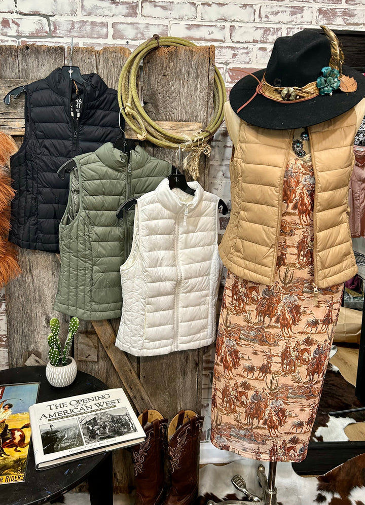 Packable Quilted Puffer Vest