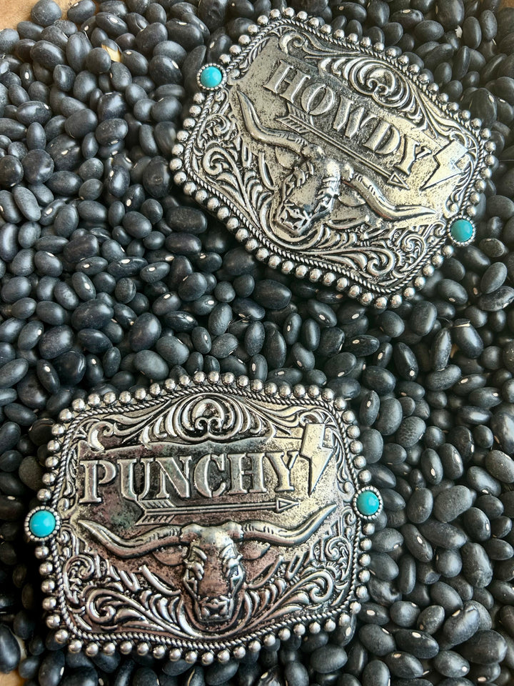 Western Metal Belt Buckle