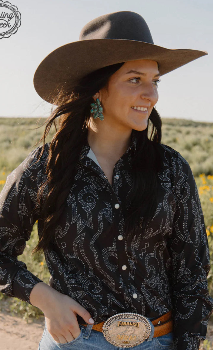 Boot Scootin Button Up Rodeo Shirt