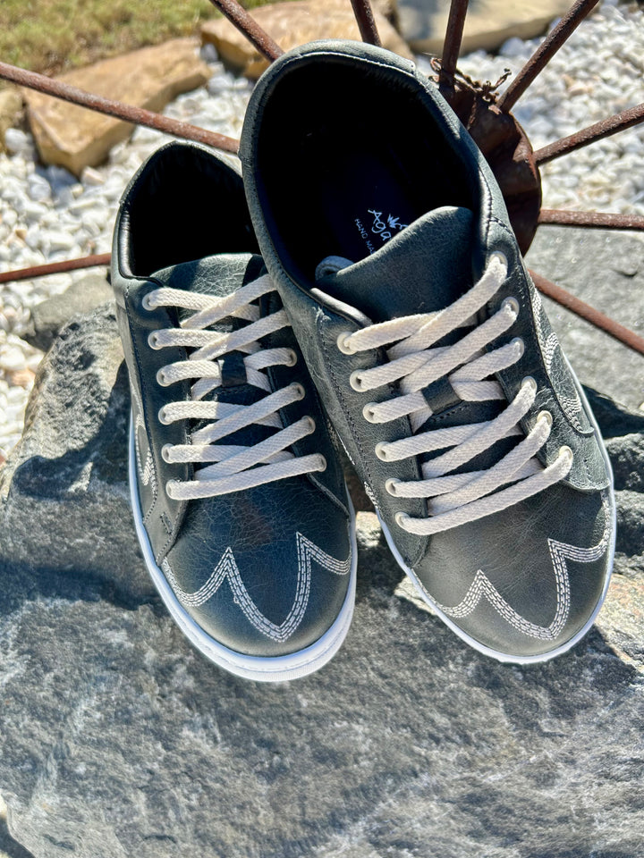 Agave Sky Pewter Gray Boot Stitch Sneaker