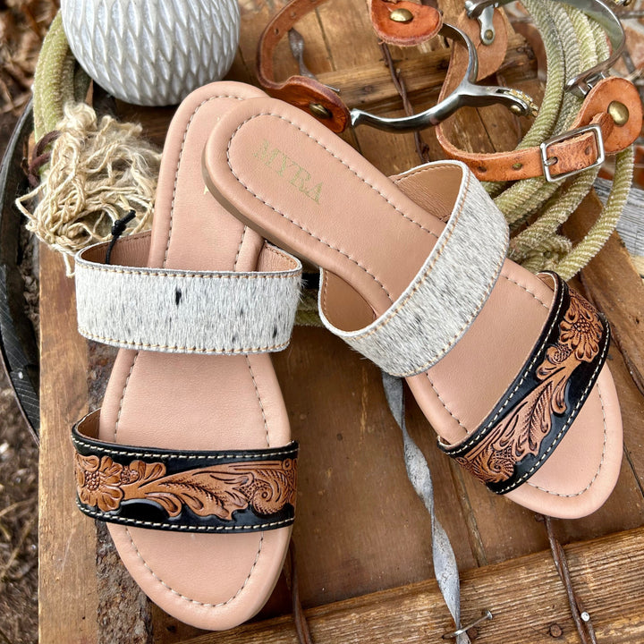 Tambra Mesa Cowhide Sandals