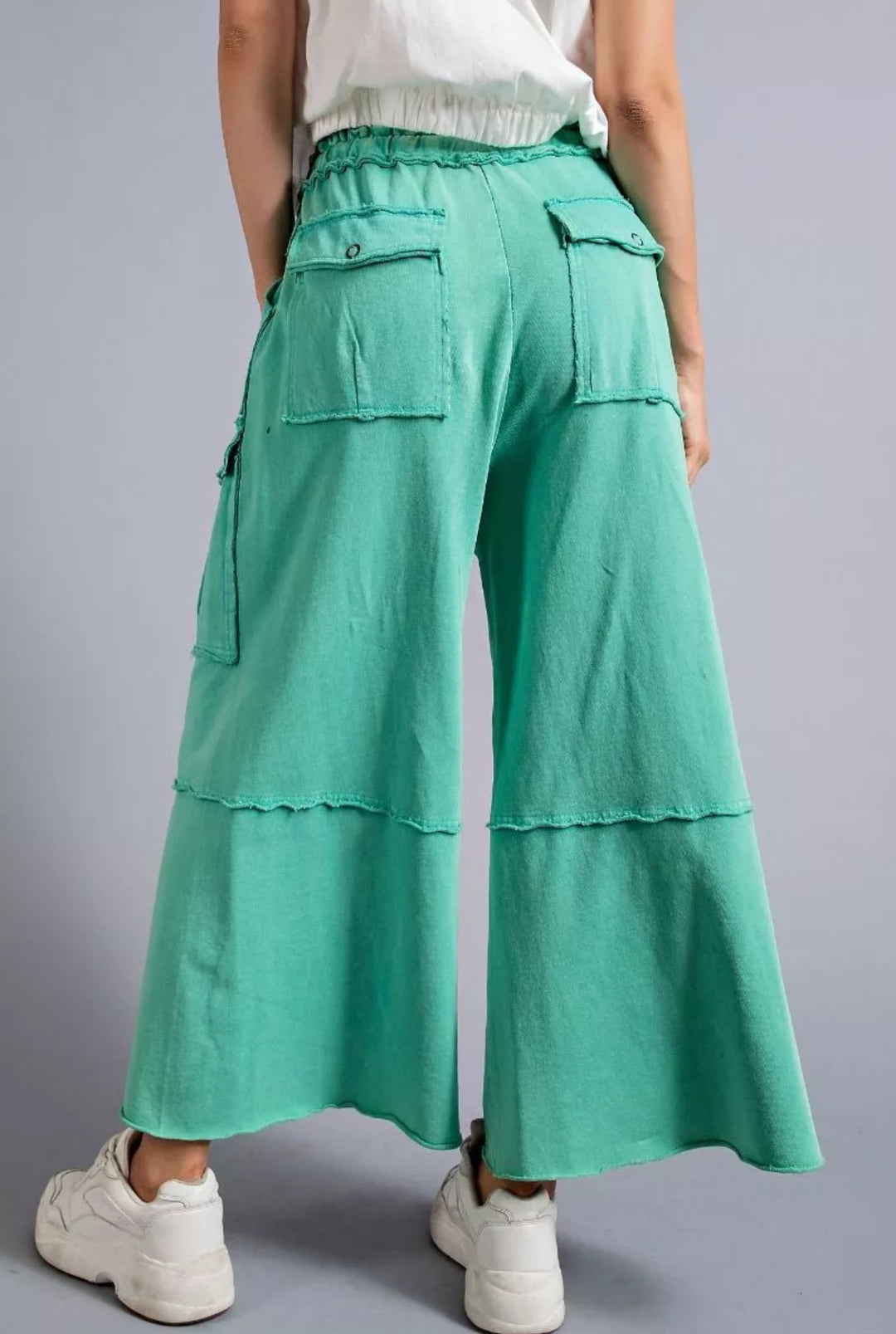 Green Take It Easy Cargo Pants By Easel