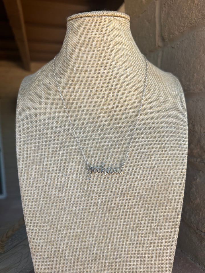 YEEHAW Handmade Sterling Silver Necklaes 16-18”