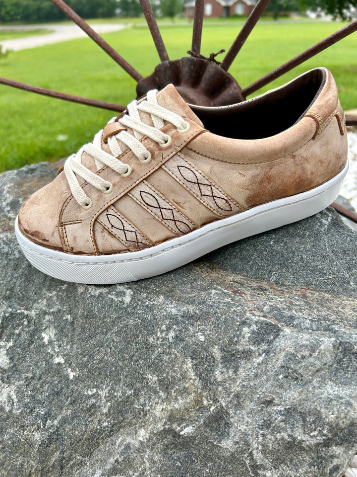 Sheridan Agave Sky Leather Lace Up Sneaker