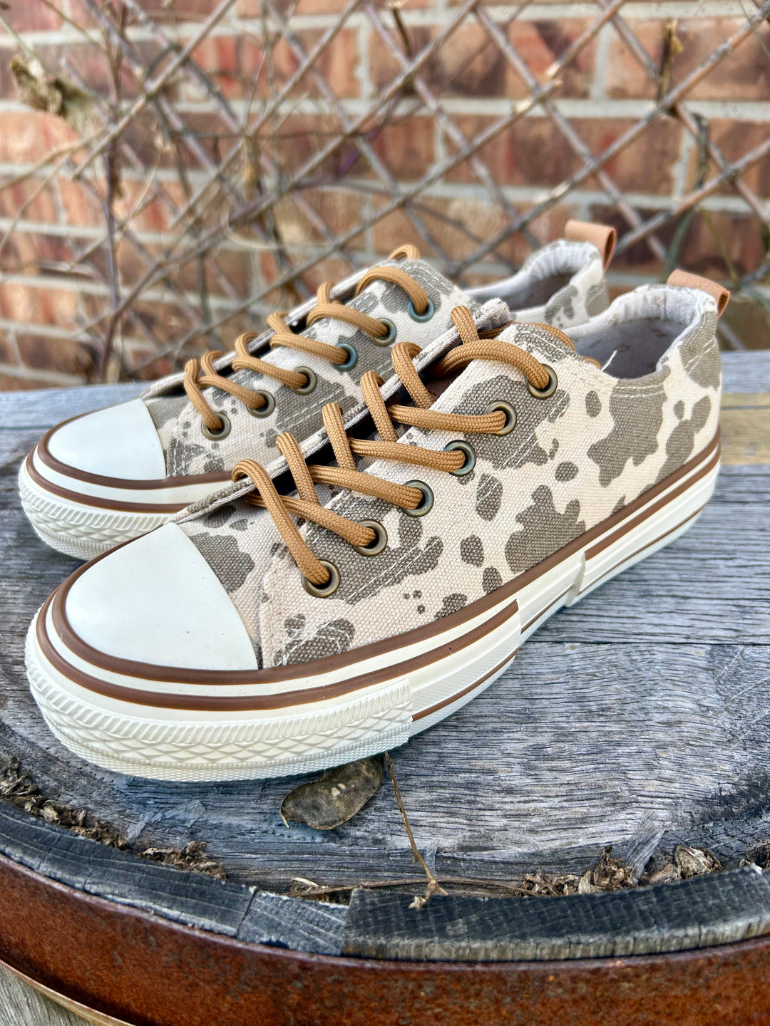 Cowprint canvas Sneakers