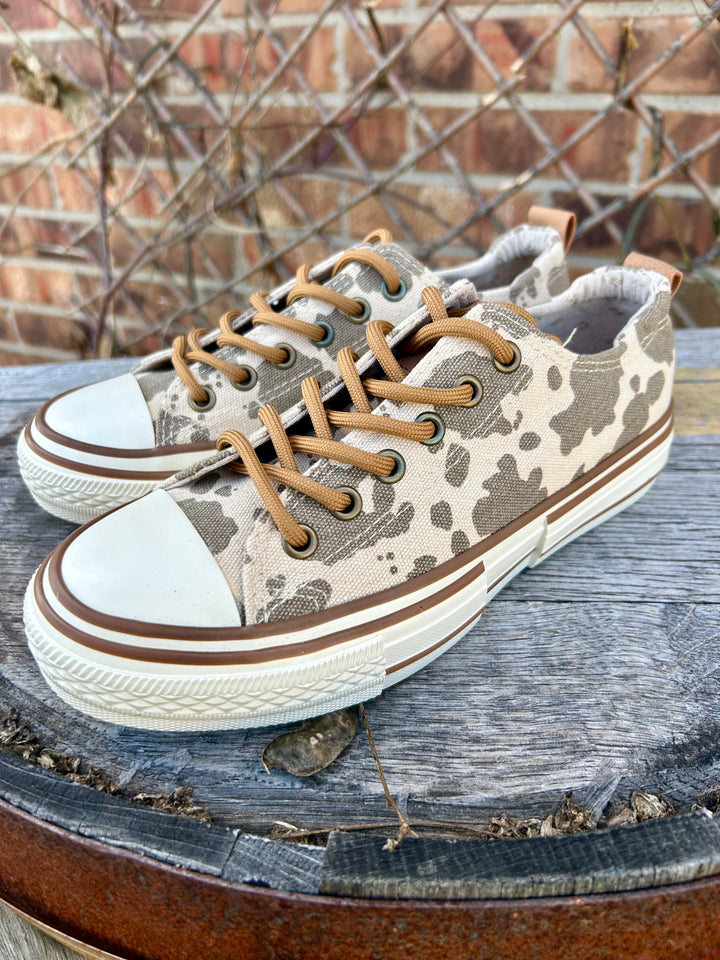 Cowprint canvas Sneakers