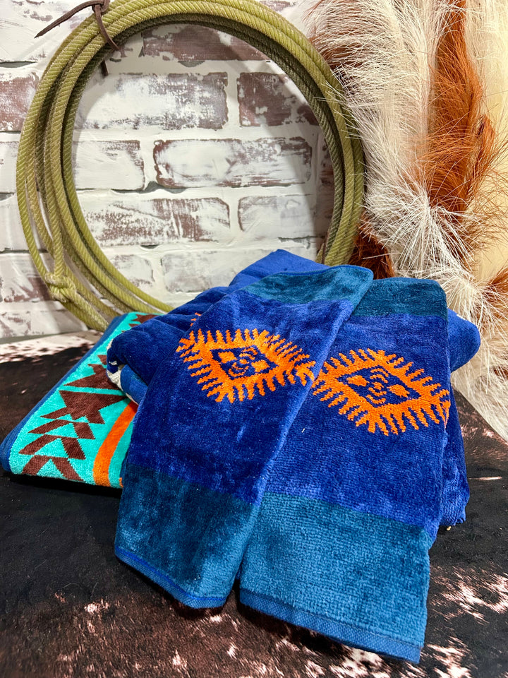 A Western Sunset 5 Piece Luxury Towel Set