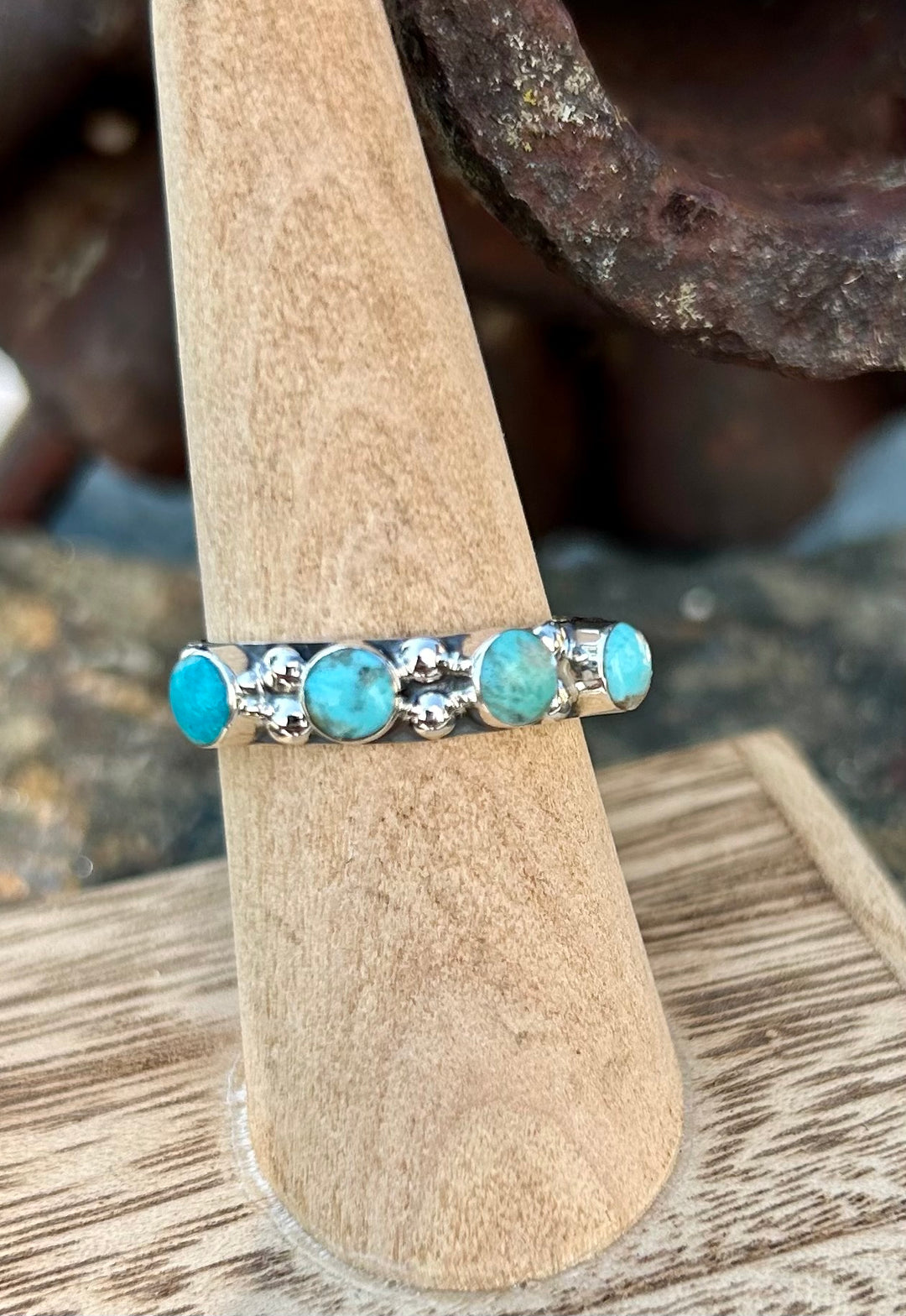 Turquoise Bezel Band