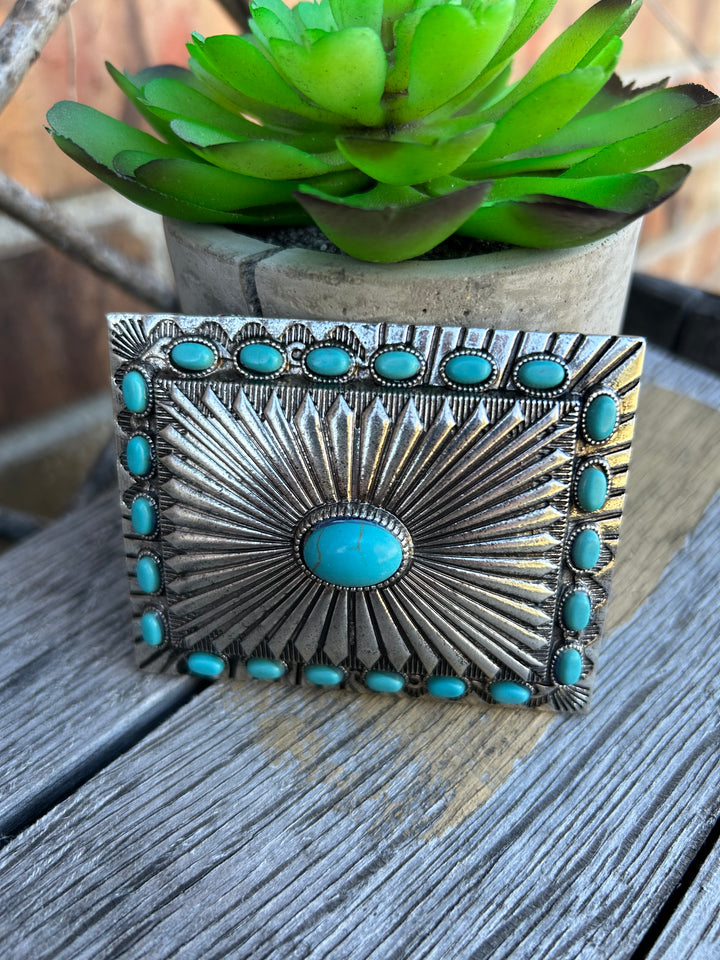 Starburst Western Belt Buckle