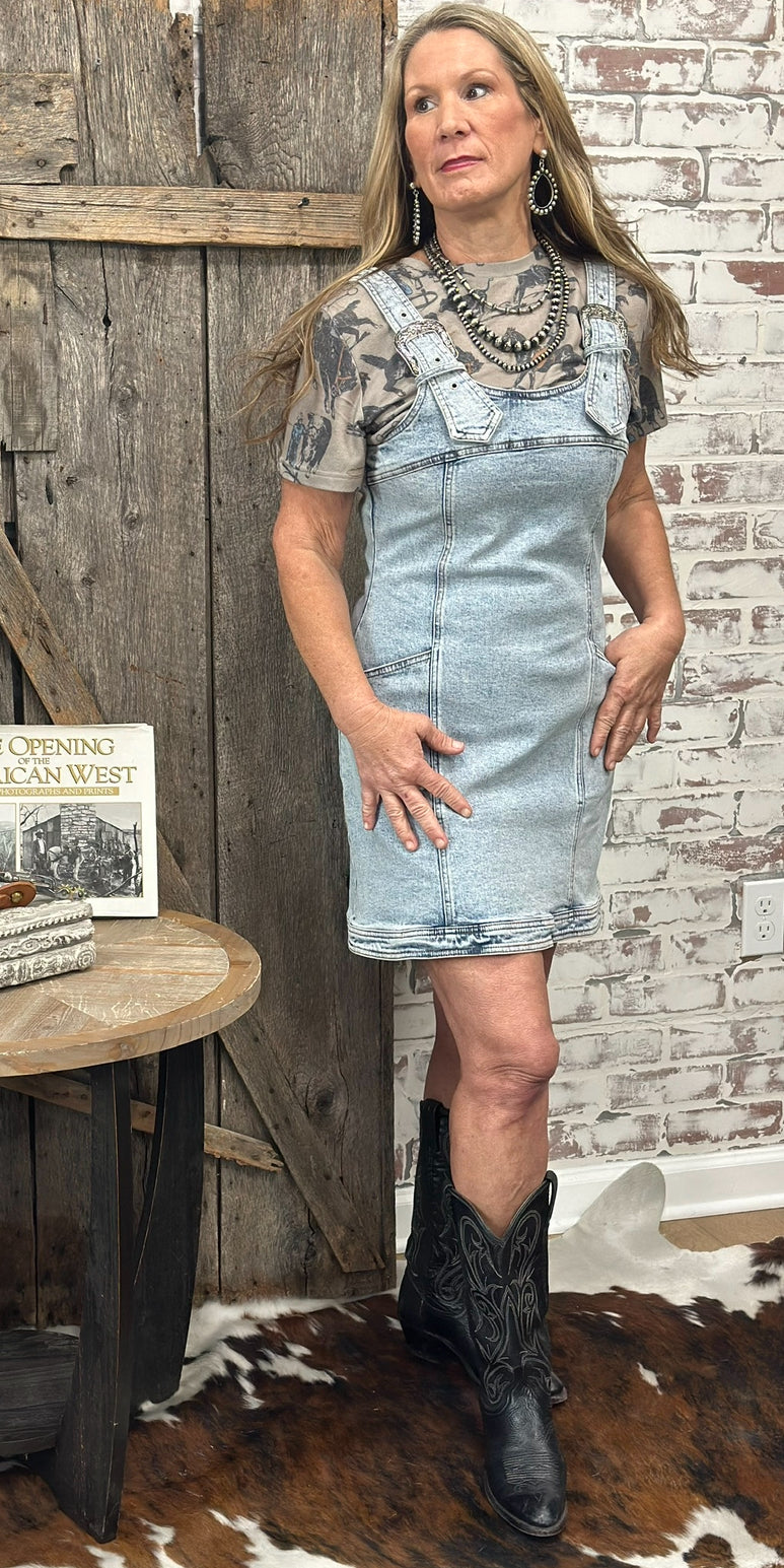 The Buckaroo Denim Dress