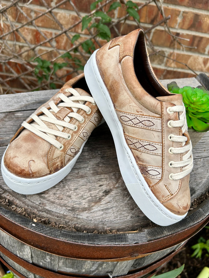 Sheridan Agave Sky Leather Lace Up Sneaker