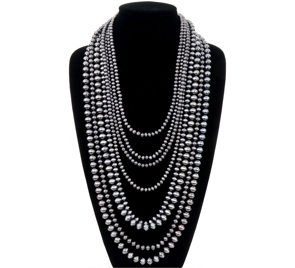 8 Layer Navajo Pearl Style Necklace