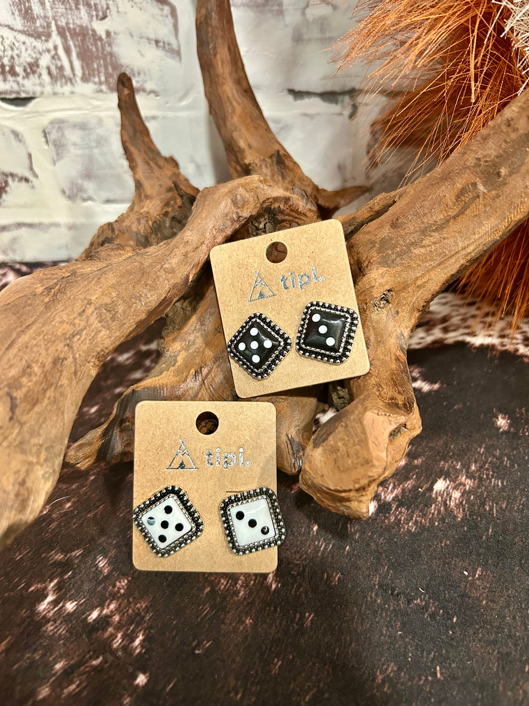 Dice Earring Studs