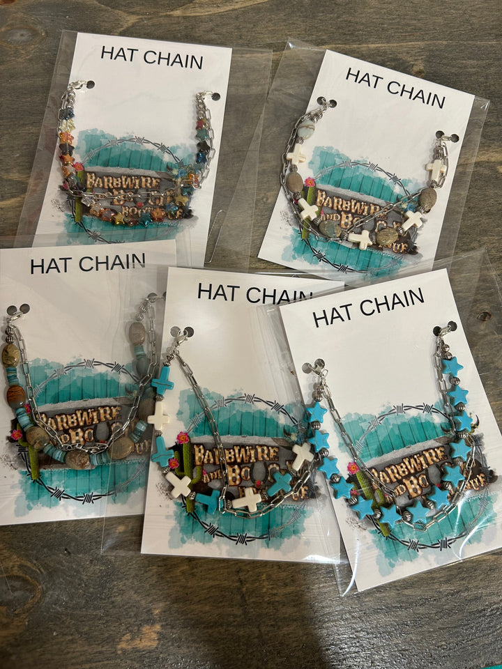 Double Chain Gemstone Trucker Hat Chains