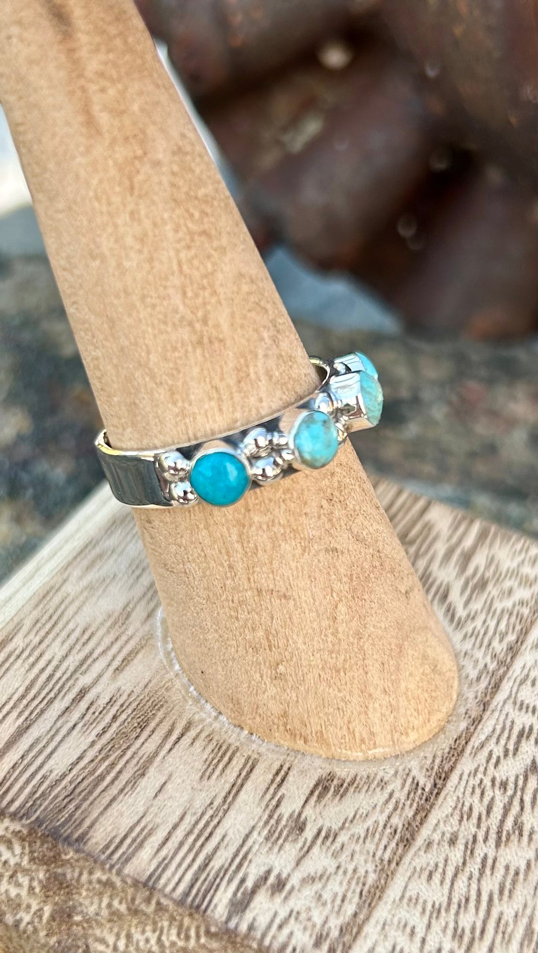 Turquoise Bezel Band