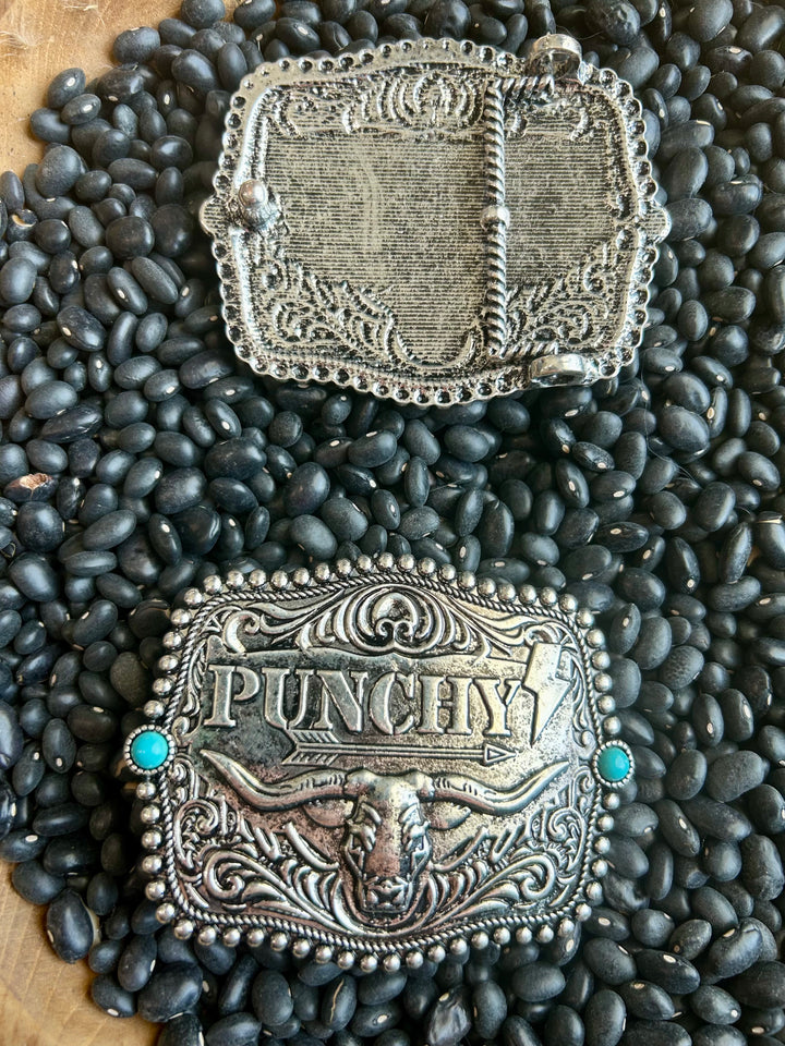 Western Metal Belt Buckle