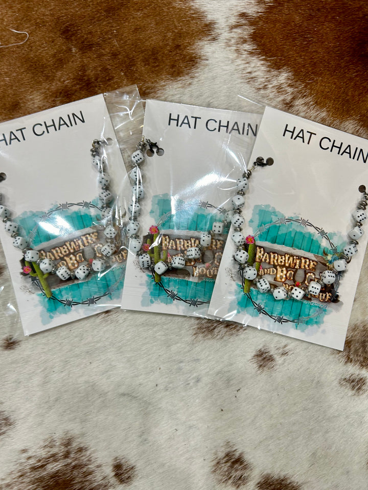 Dice Trucker Hat Chain Charm