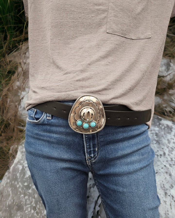 This Old Cowboys Hat Belt Buckle