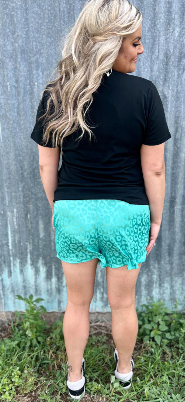 Color Me Turquoise Athletic Shorts