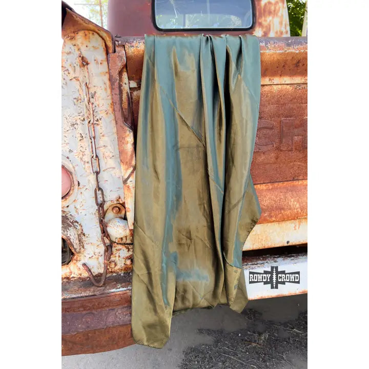 Solid Olive Wild Rag