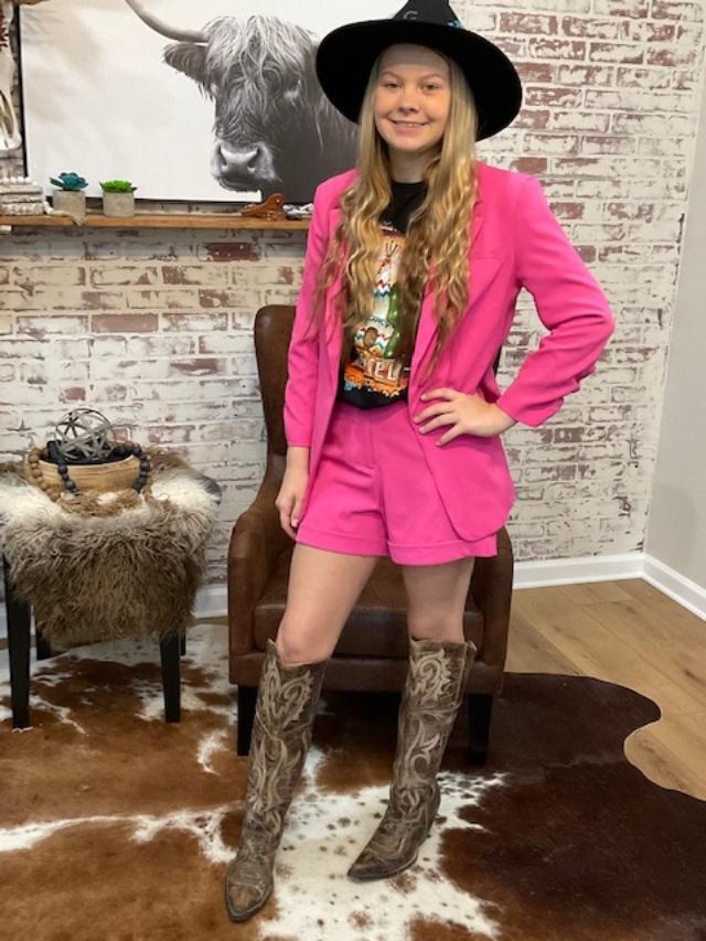 Barbie Hot Pink Blazer Set